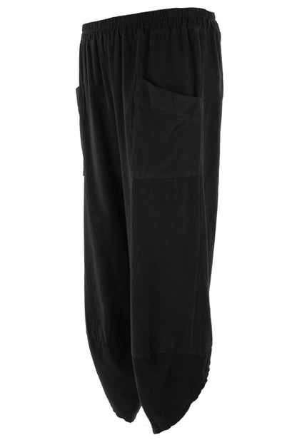 Tulip Ankle Barrel Leg Corduroy Trouser