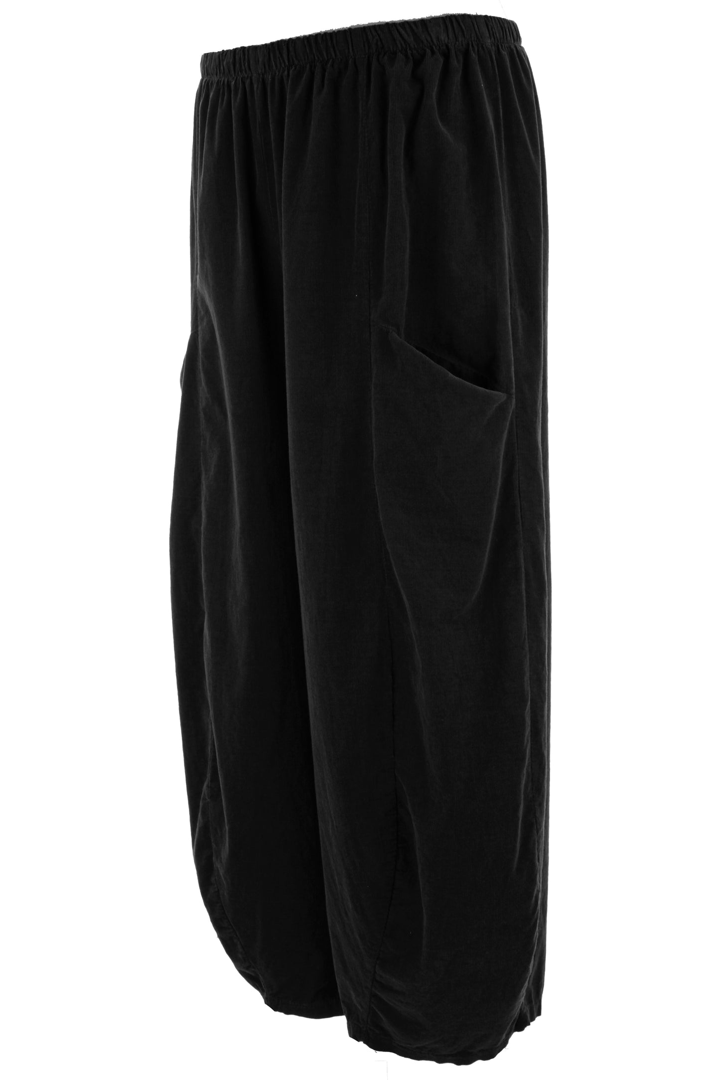 2 Slit Pocket Barrel Leg Corduroy Trouser