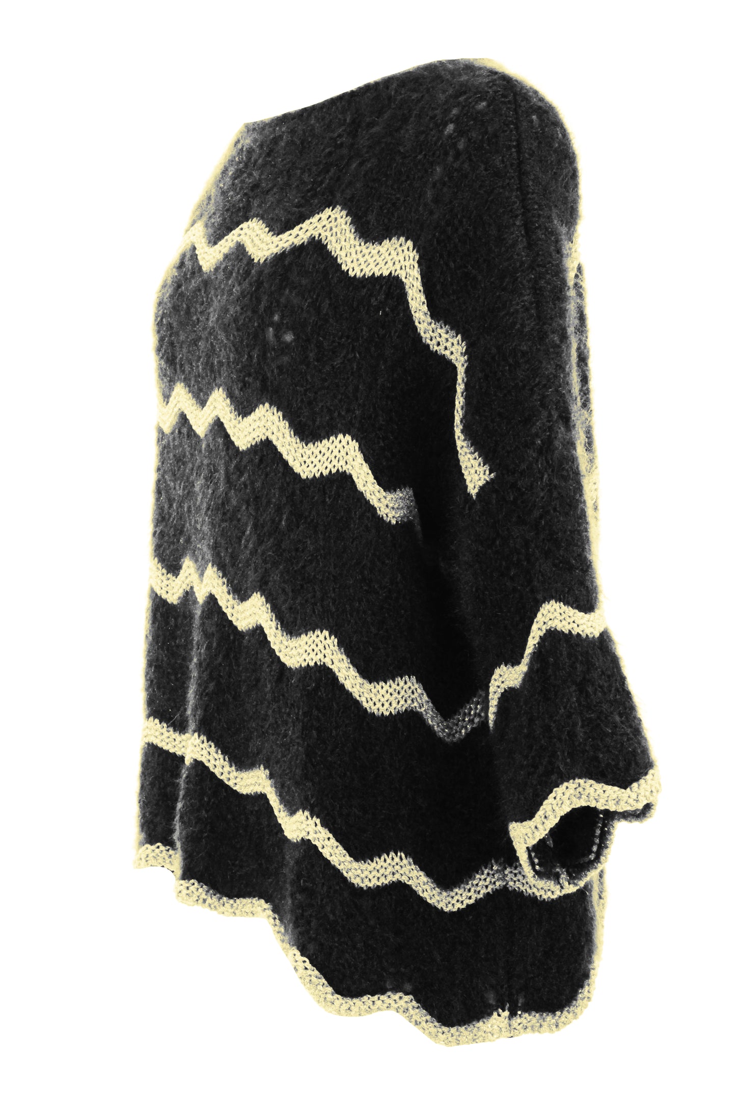 Lurex Scallop Eyelash Knit Jumper