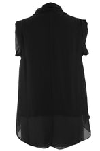 Load image into Gallery viewer, Sleeveless Cowl Neck Silk Top
