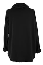 Load image into Gallery viewer, Seam Detail Jersey Hooded Top
