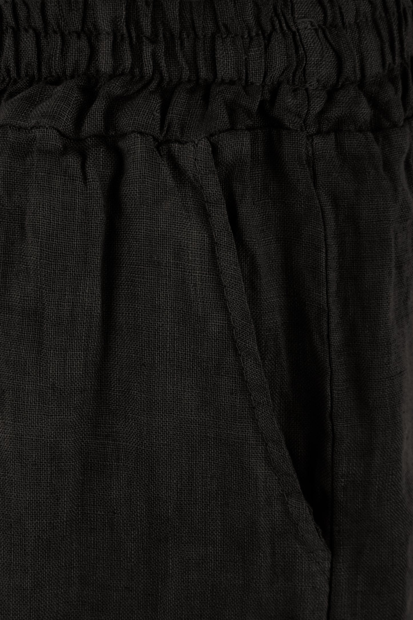 2 Pocket Linen Shorts