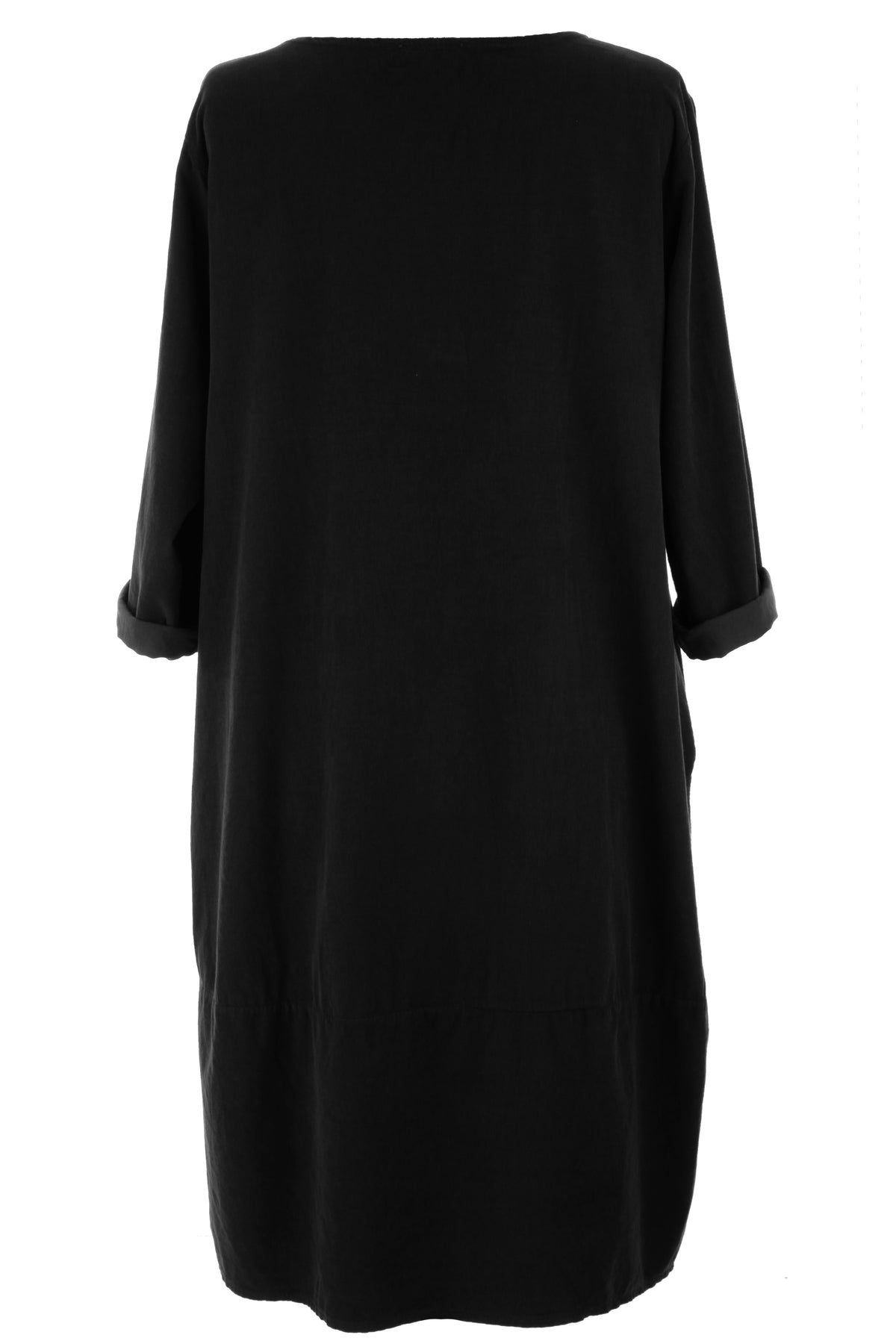 3/4 Sleeve Corduroy Dress