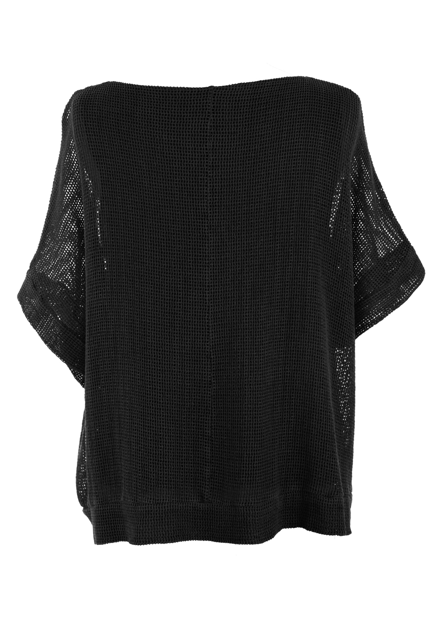 Tie Ruched Detail Mesh Top