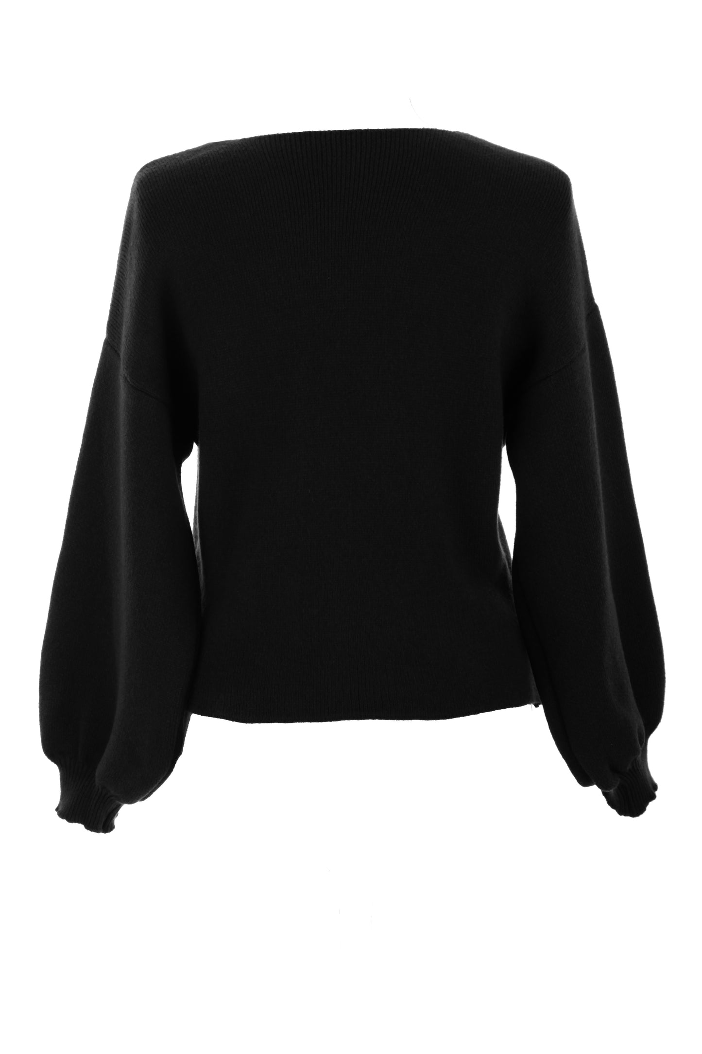 V Neck One Button Knit Cardigan