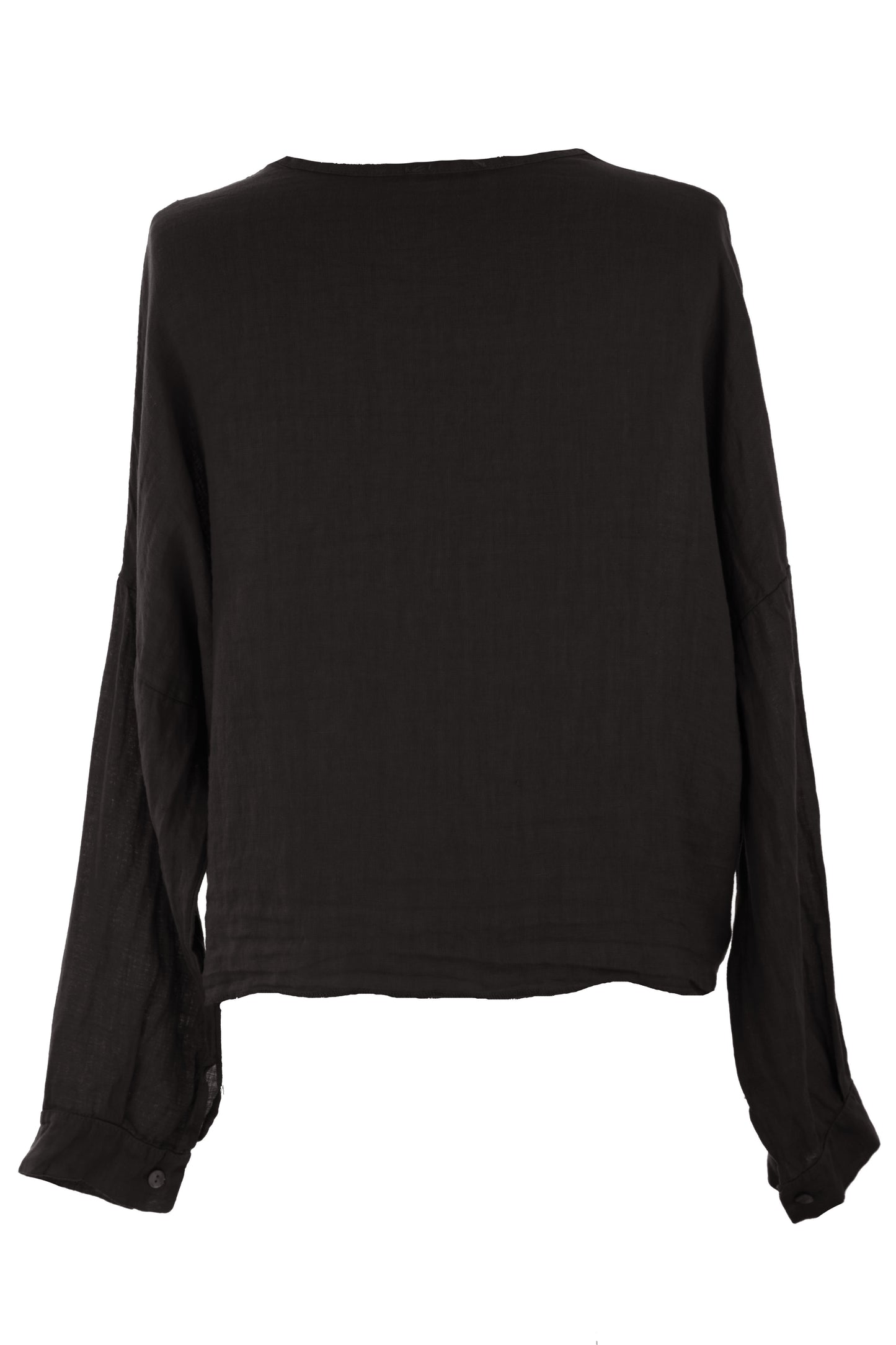 Tie Front Linen Shirt