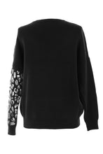 Load image into Gallery viewer, Side Sequin Leopard Jumper
