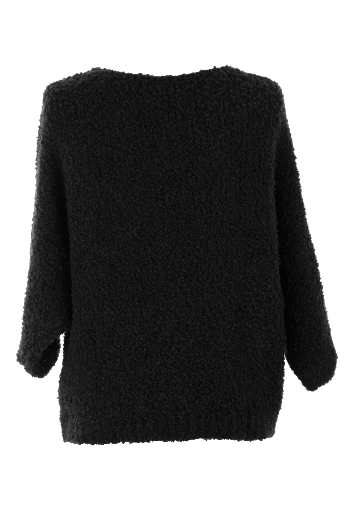V Neck Boucle Jumper