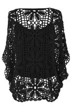 Load image into Gallery viewer, Flower Pattern Crochet Top with Vest
