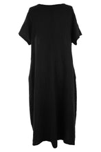 Load image into Gallery viewer, Pleat Detail Linen Dress
