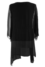 Load image into Gallery viewer, V Neck Asymmetric Silk Top
