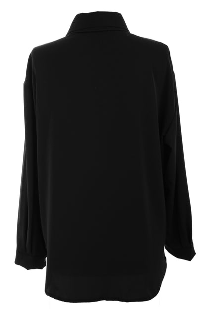 3 Piece Broach Scarf Shirt