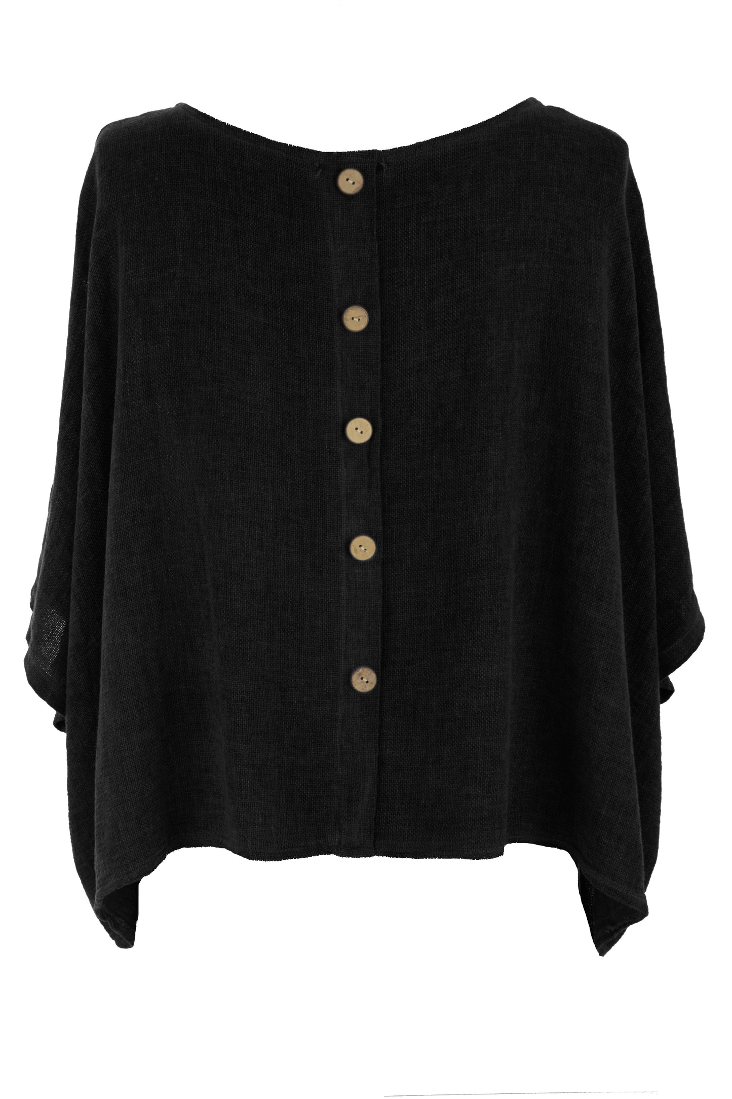 Button Detail Back Teabag Top