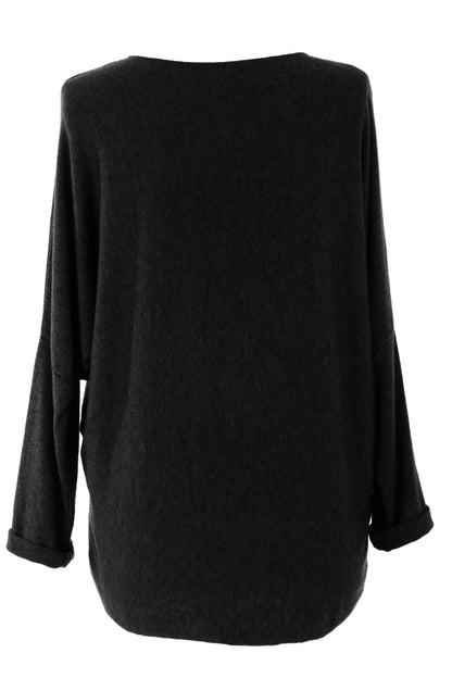 Sequin Heart Soft Knit Jumper
