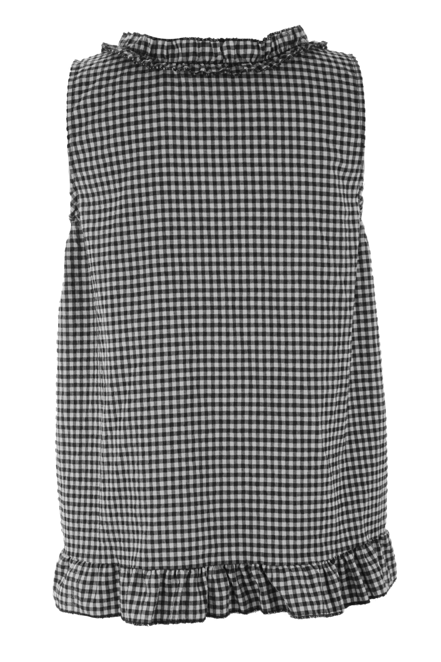 Sleeveless Gingham Top