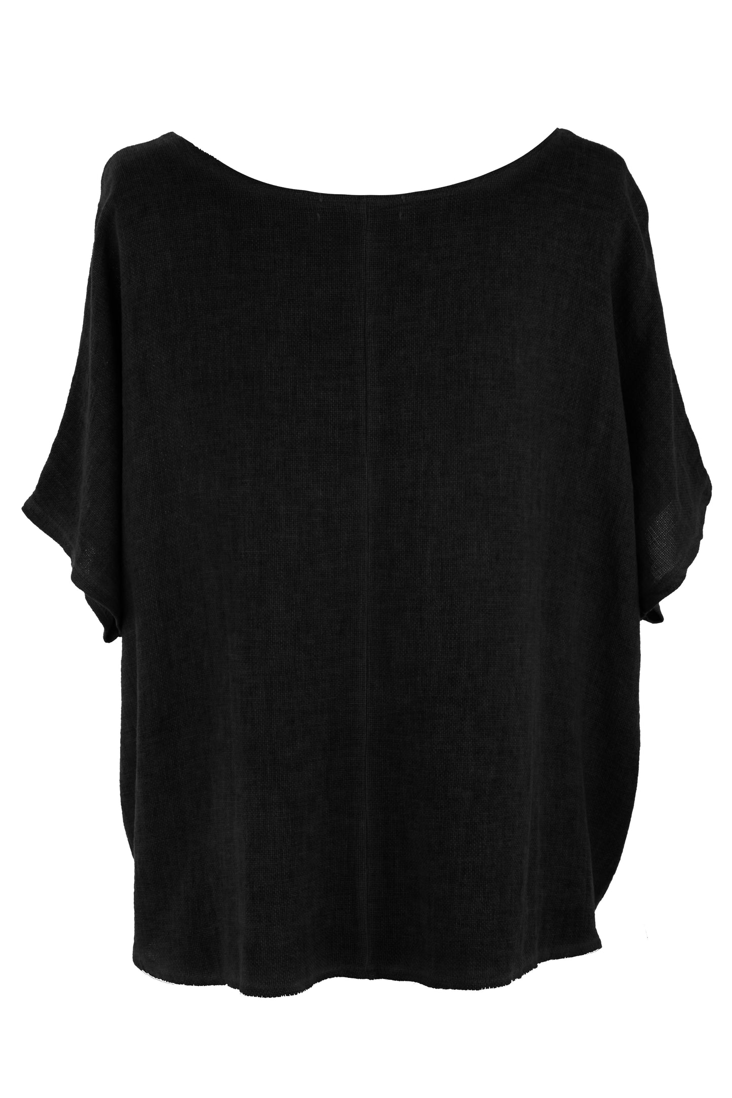 Pleat Detail Teabag Linen Top