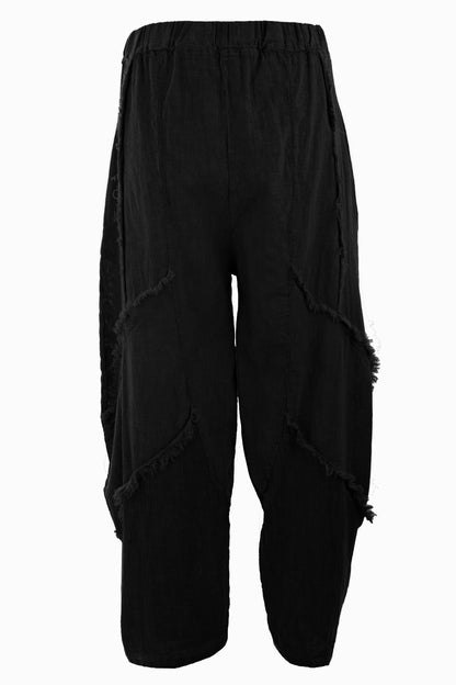 Teabag Linen Panel Trouser