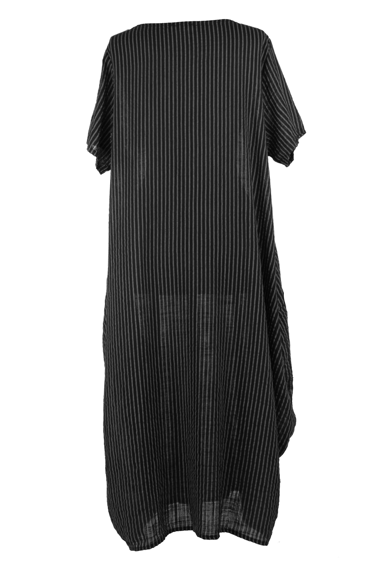 Stripe 2 Pocket Tulip Midi