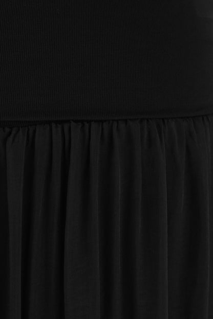 Silk Midi Skirt