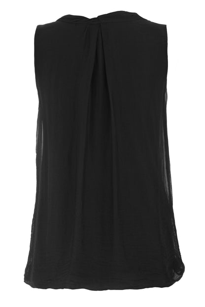 Puffball Silk Vest