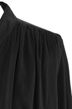 Load image into Gallery viewer, Ruched Shoulder Cotton Top
