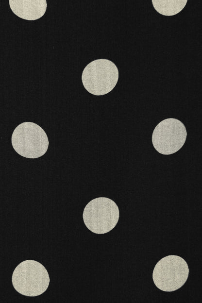 Polka Dot Flowy Silk Top