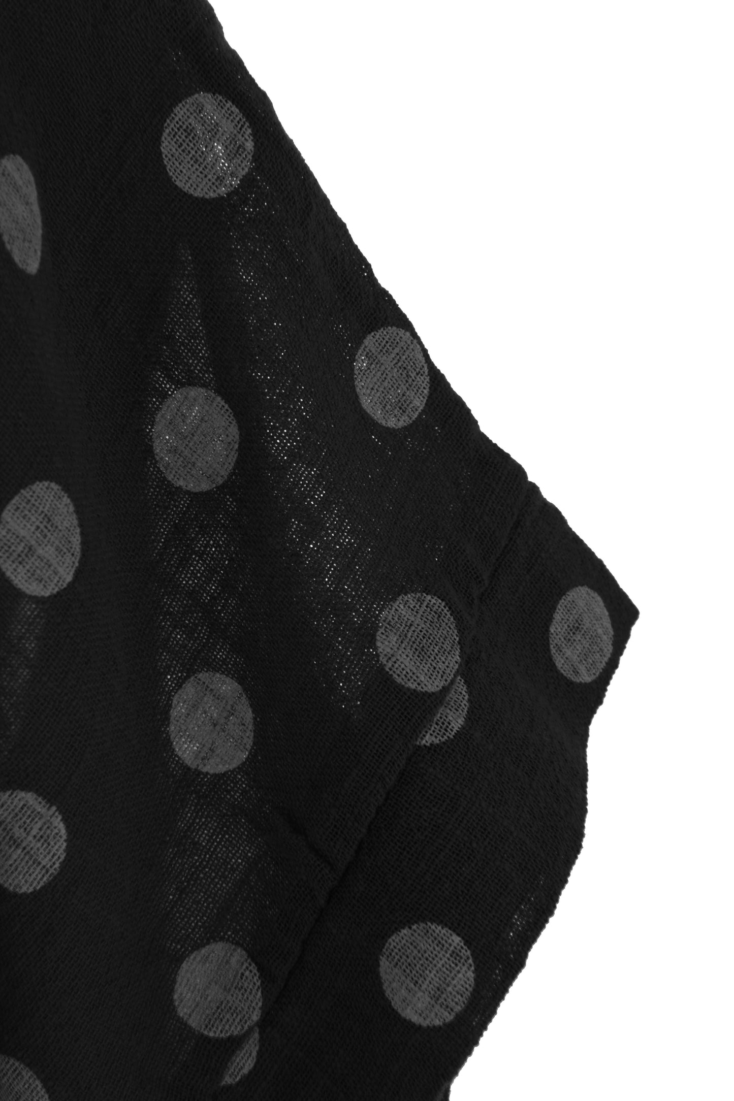 Polka Dot Print Necklace Top