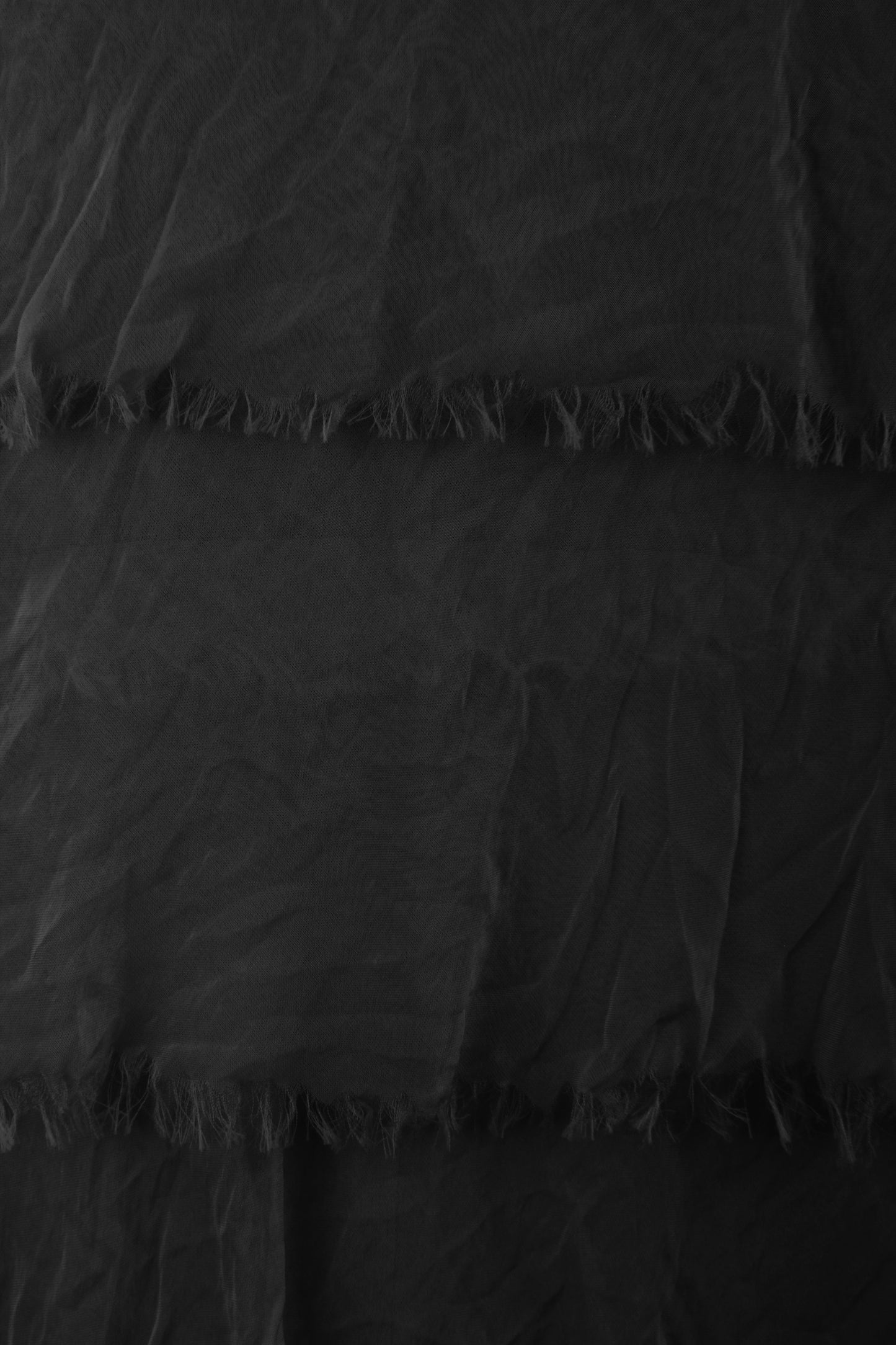 Sleeveless Frayed Detail Silk Midi