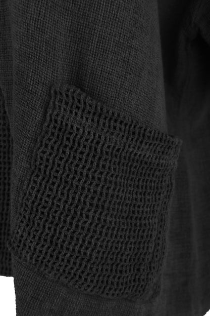Mesh Detail Teabag Jacket
