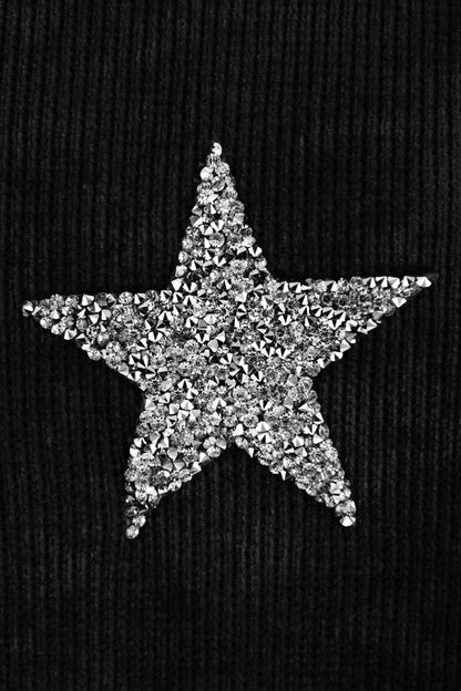Star Detail Chenille Top