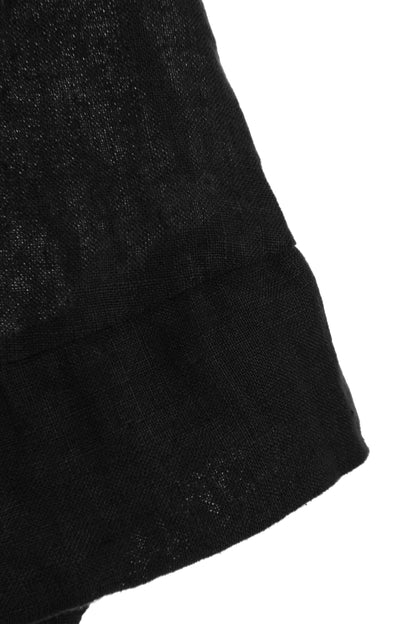 Twist Front Linen Crop Top