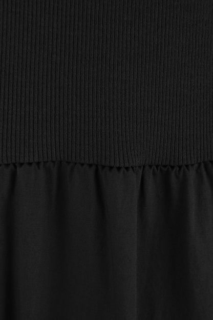Ribbed Cotton Midi Dress