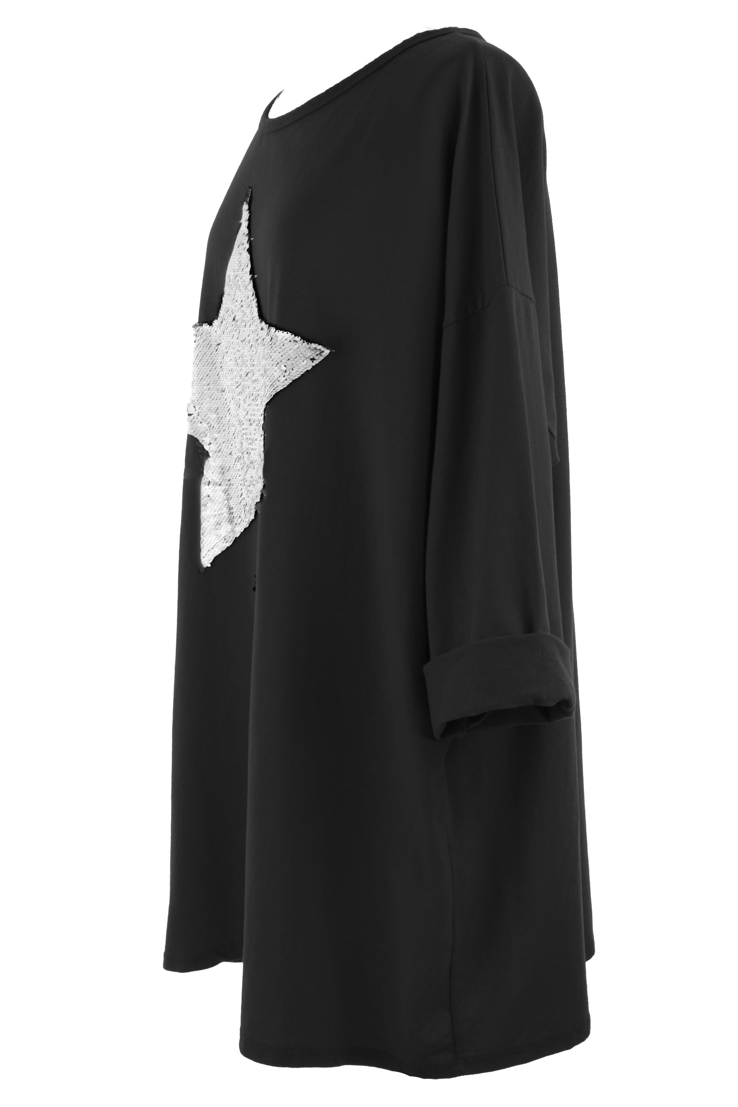 Sequin Star Jersey Tunic