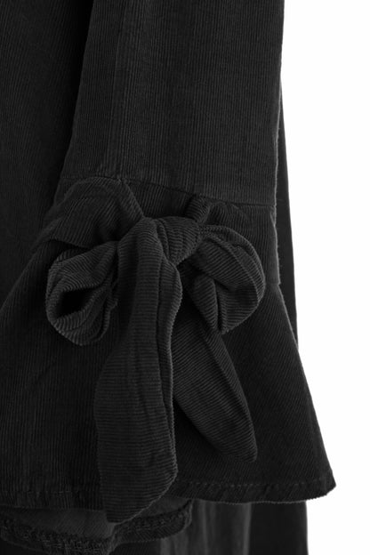 Flower Applique Corduroy Maxi