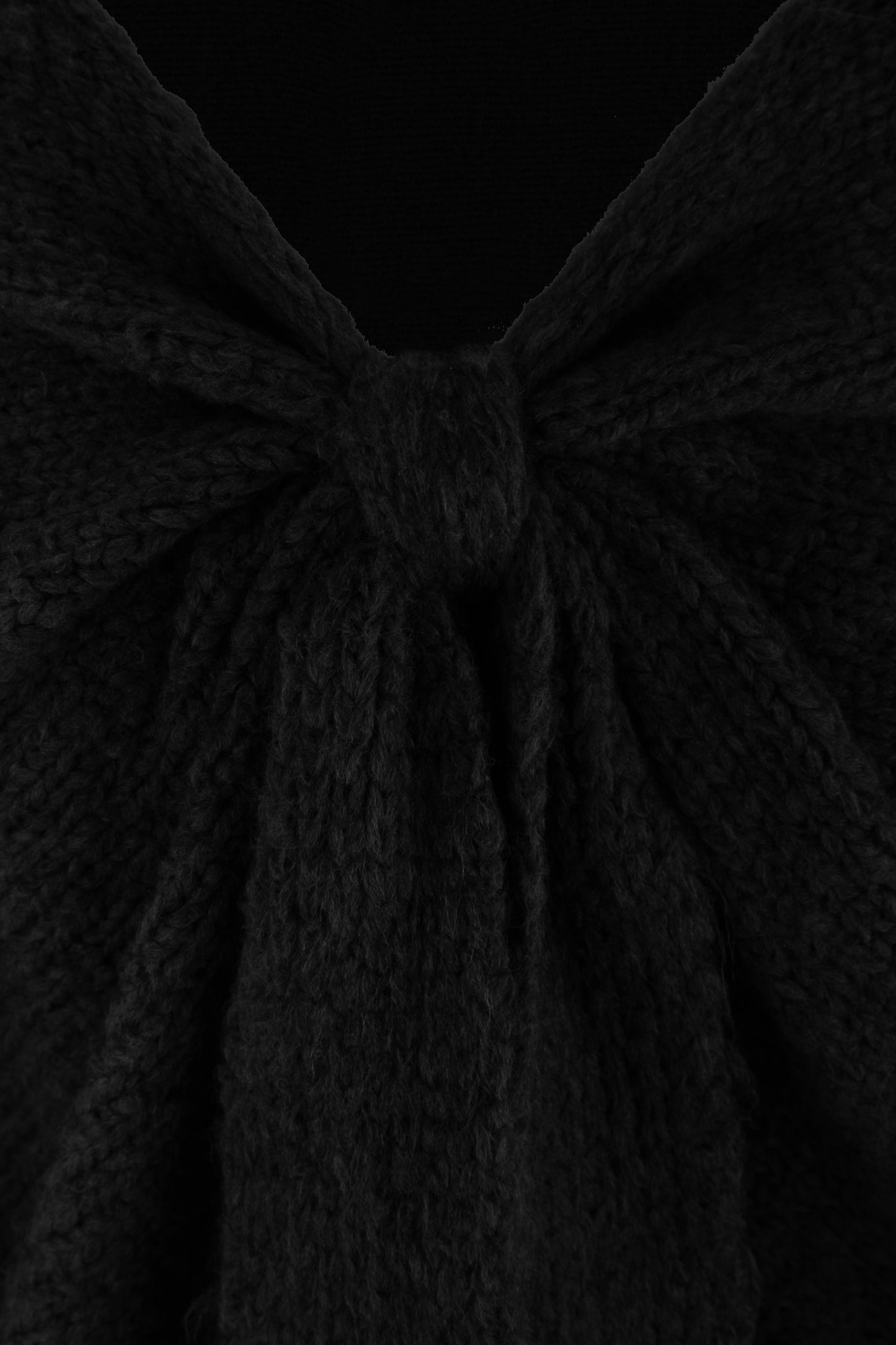 Bow Front Wool Jumper