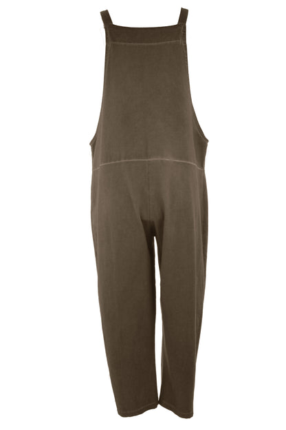 Acid Wash Jersey Dungarees