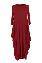 Load image into Gallery viewer, 3/4 Sleeve Draped Dress
