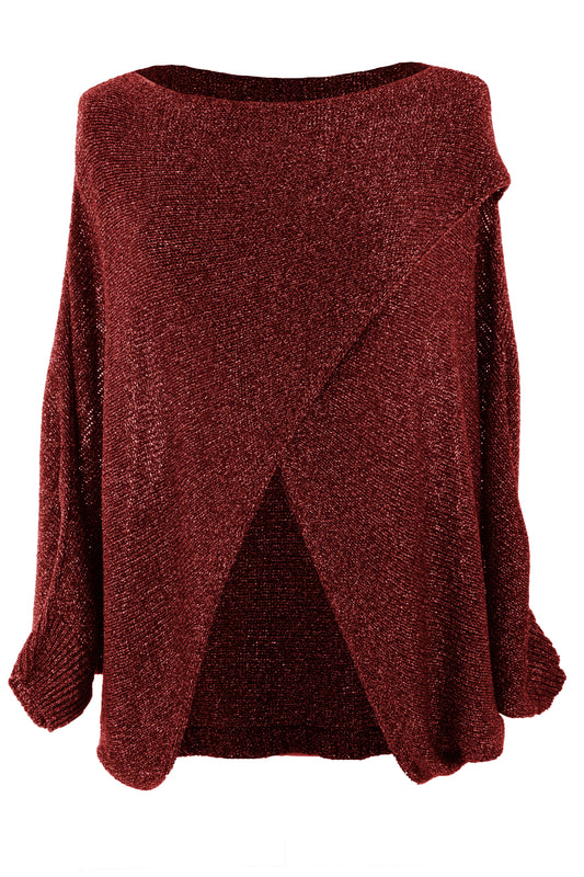 Crossover Lurex Top