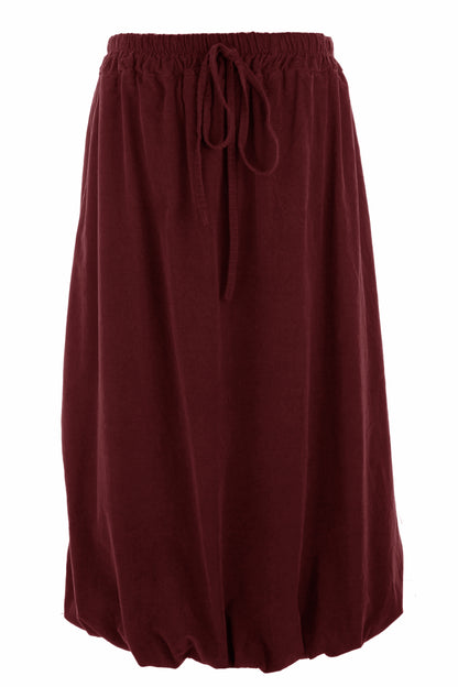 Puffball Corduroy Skirt