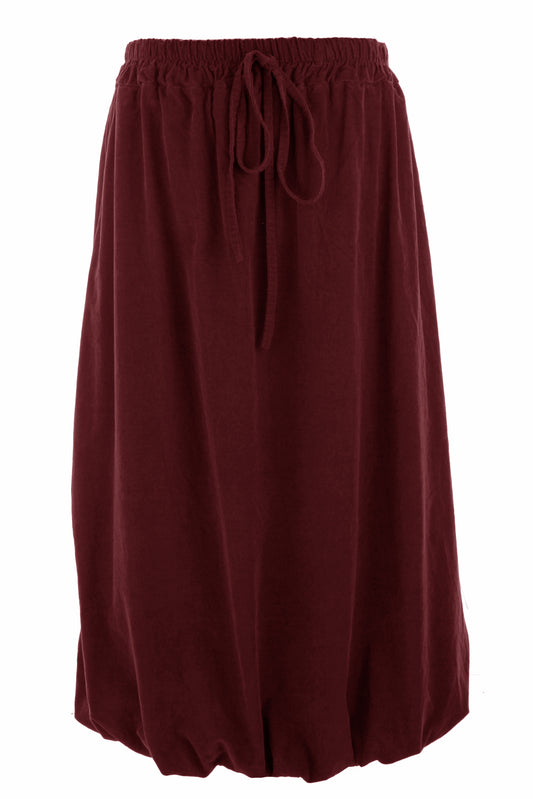 Puffball Corduroy Skirt