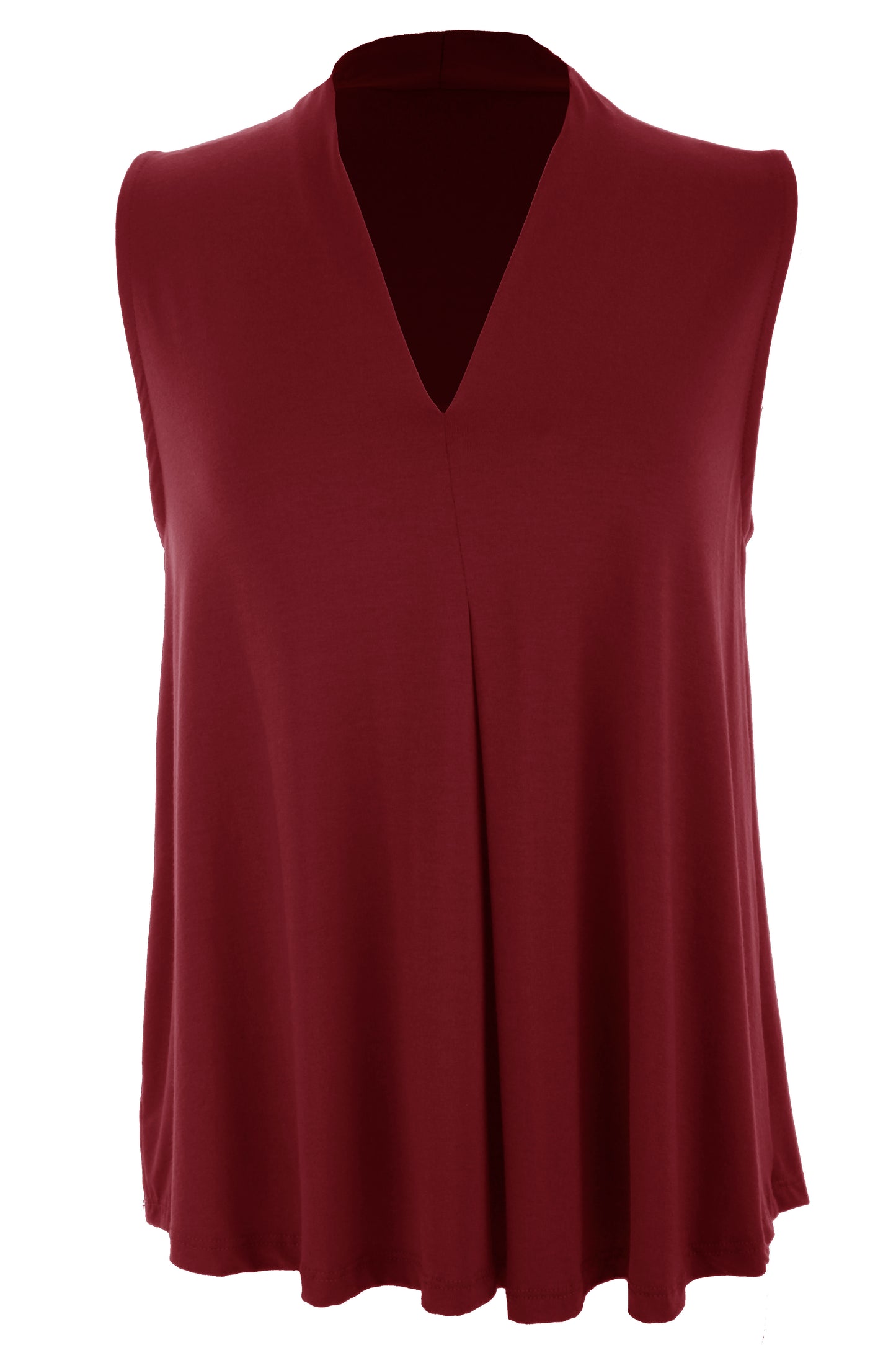 Sleeveless V Neck Top
