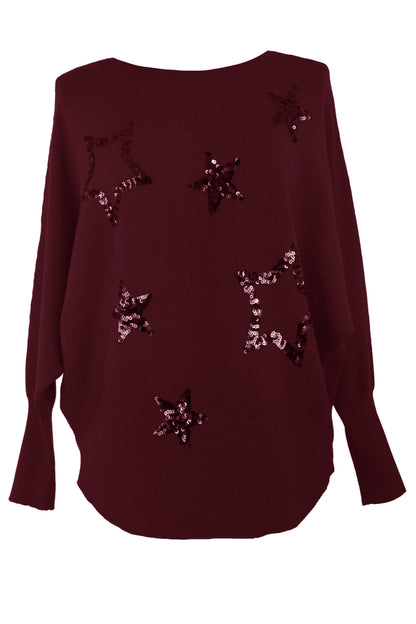 Sequin Multi Star Jumper