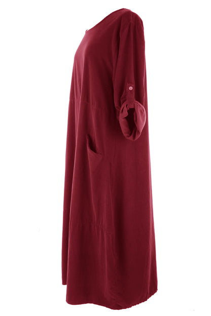 2 Pocket Corduroy Midi