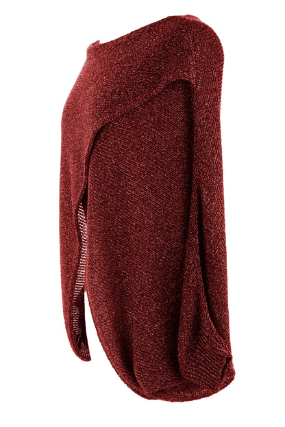 Crossover Lurex Top