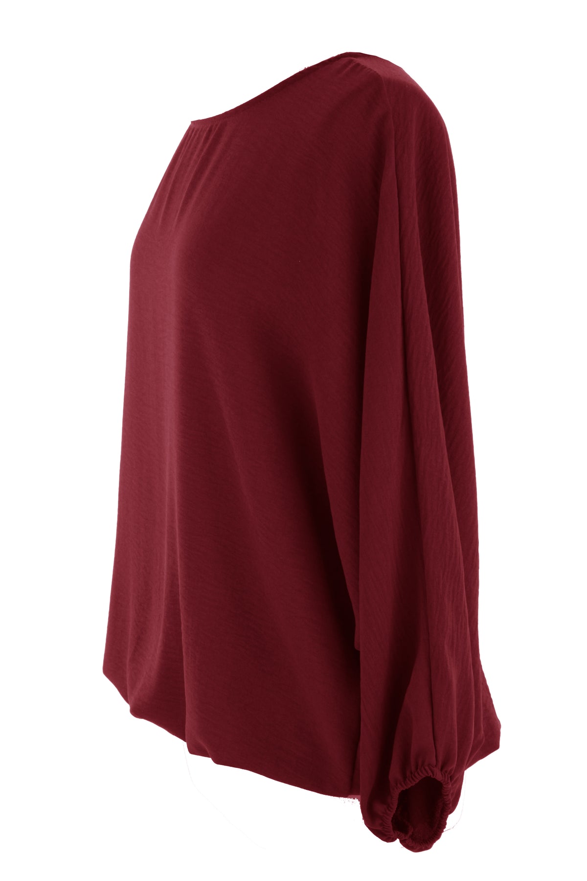 Puffball Hem Necklace Top