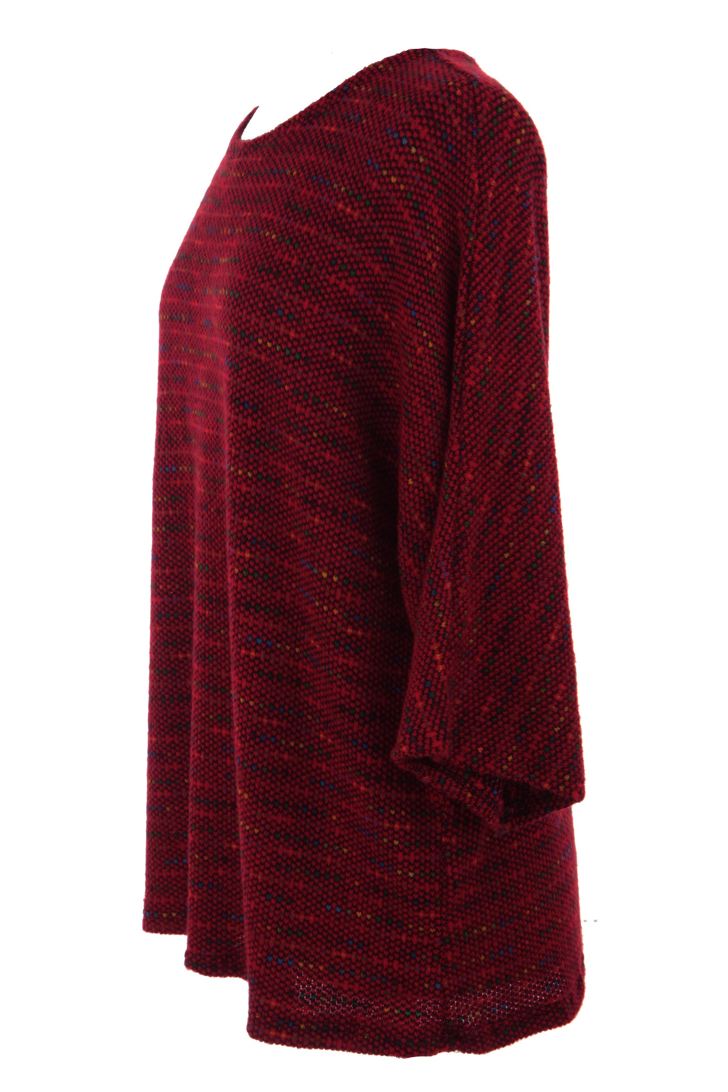 Batwing Tweed Necklace Top