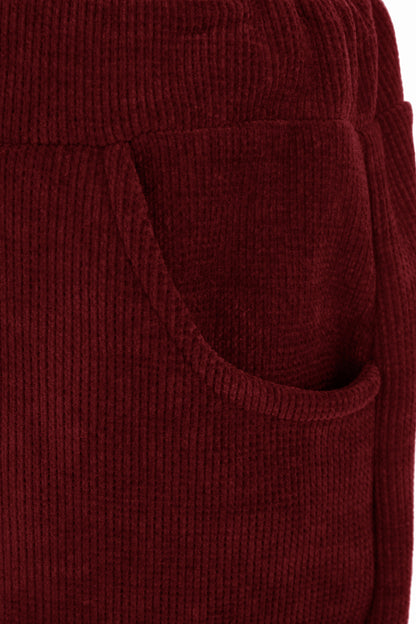 2 Pocket Chenille Trouser