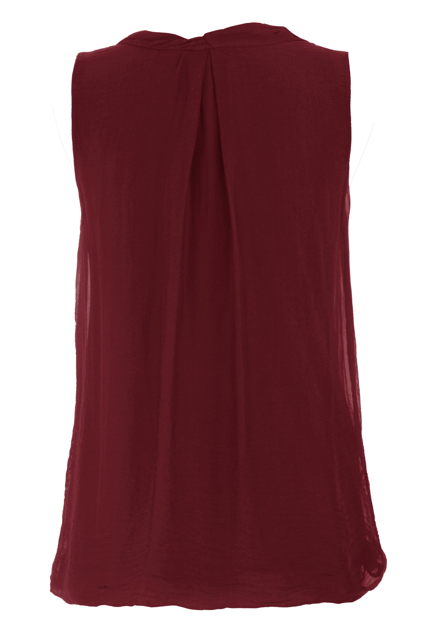 Puffball Silk Top