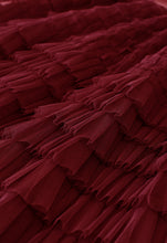 Load image into Gallery viewer, Rara Pleated Tulle Midi Skirt
