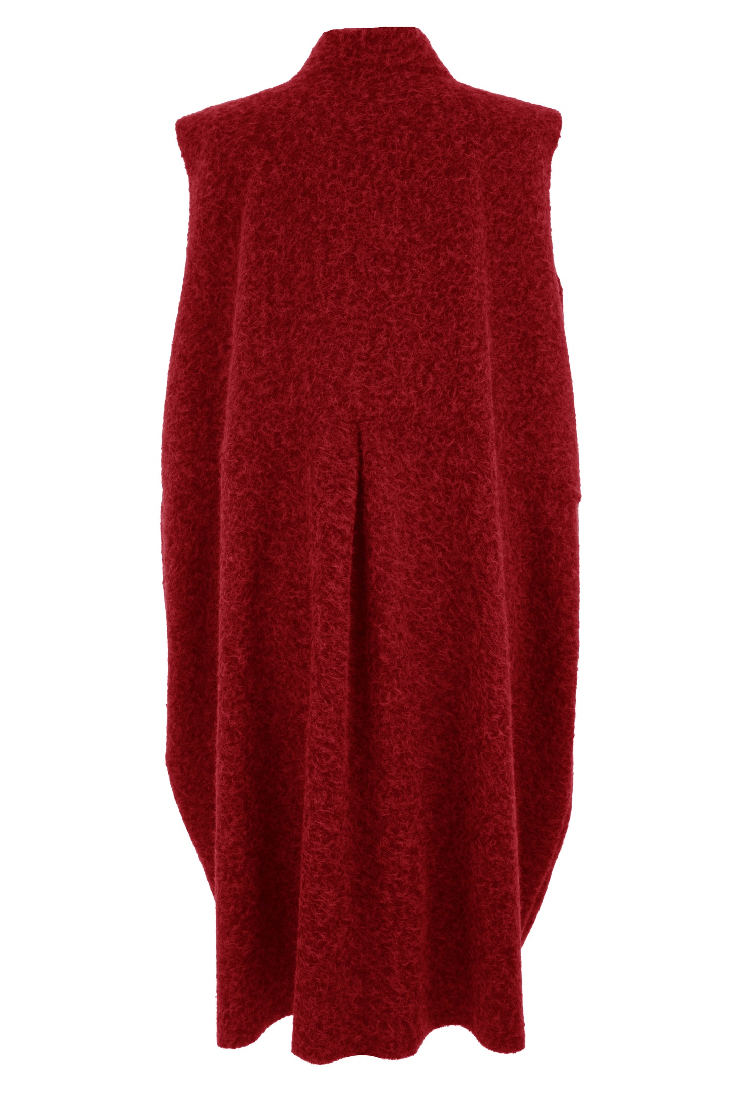 2 Pocket Textured Cocoon Gilet